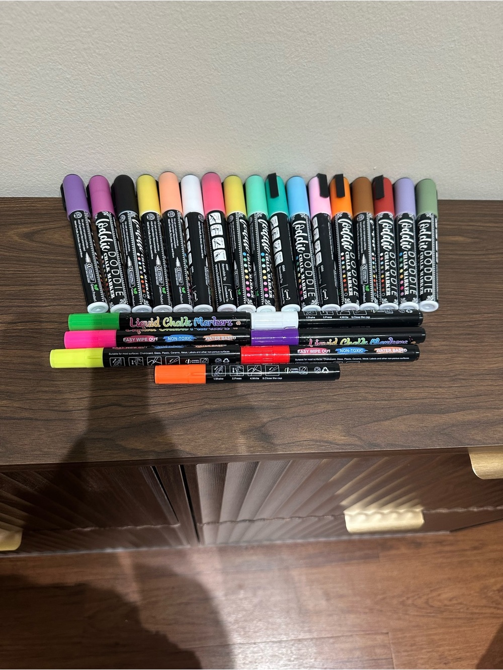Liquid Chalk Markers - Assorted Pastel and Neon Colors